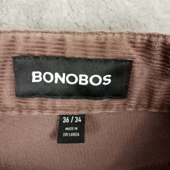 Bonobos Men's Corduroy Chinos Pats Size 36x34 Brown Pants - Picture 6 of 9